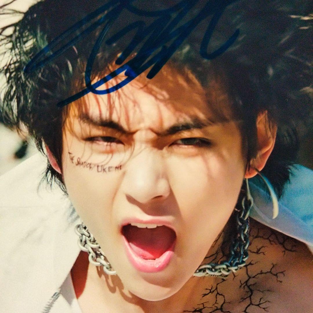 セール中…V直筆サイン入り2Lサイズ写真…BTS…防弾少年団 9